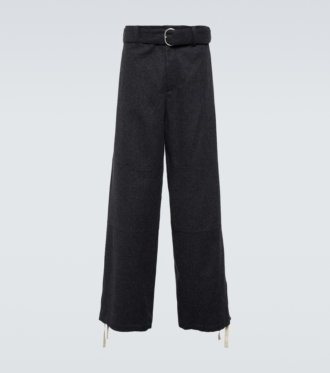Virgin wool wide-leg pants | Jil Sander