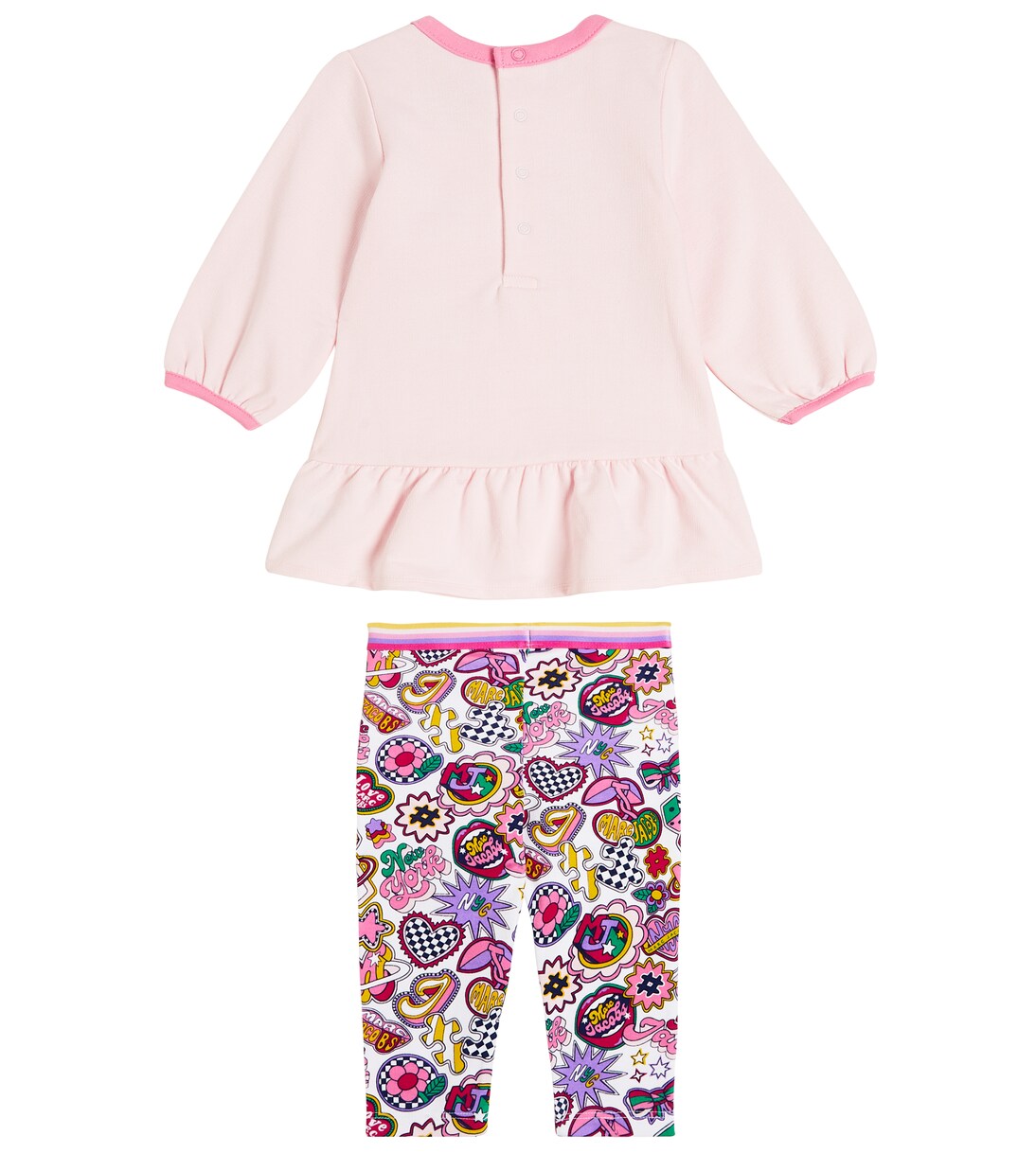 Baby cotton dress and leggings set | Marc Jacobs Kids
