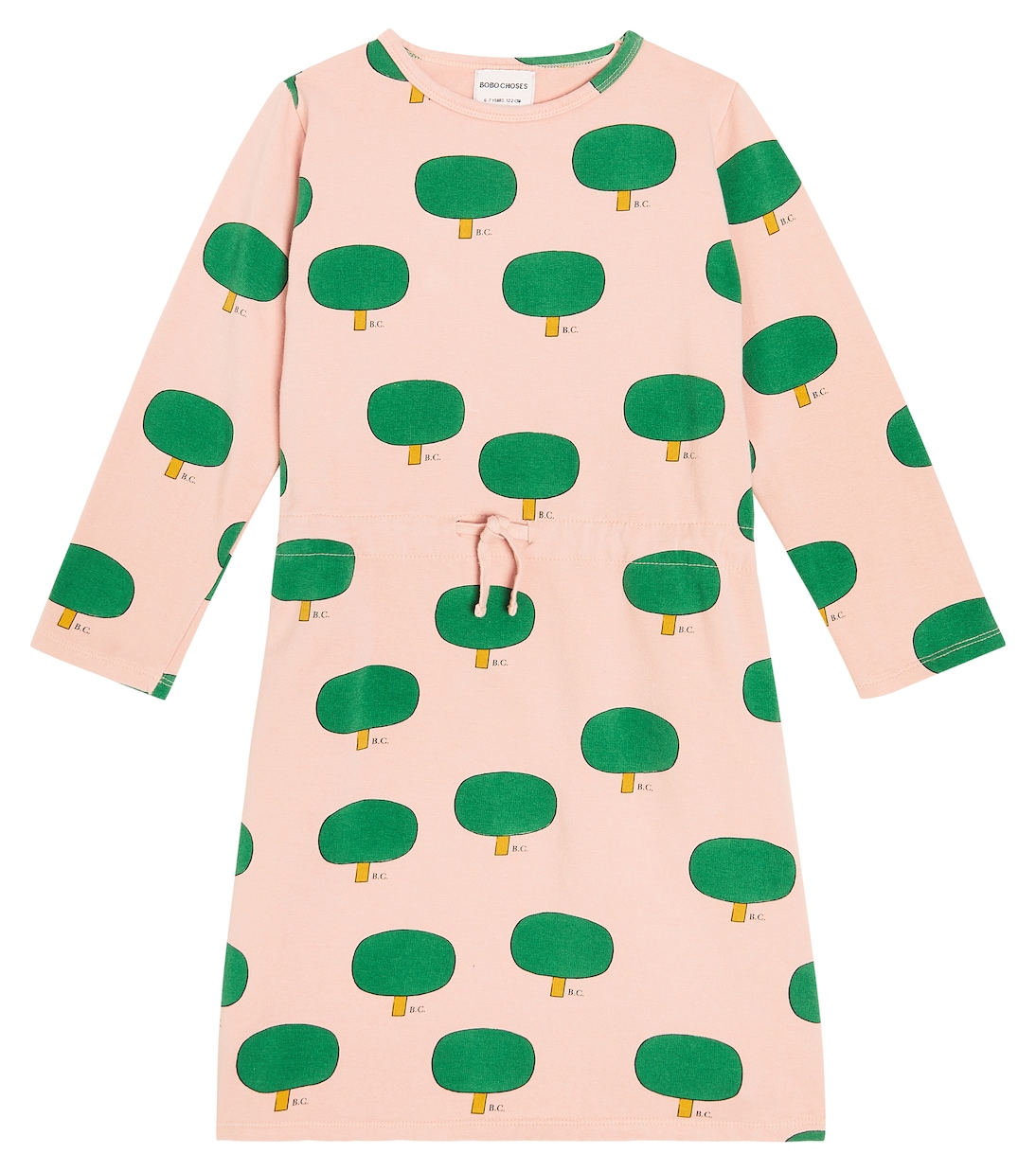 Printed cotton-blend dress | Bobo Choses