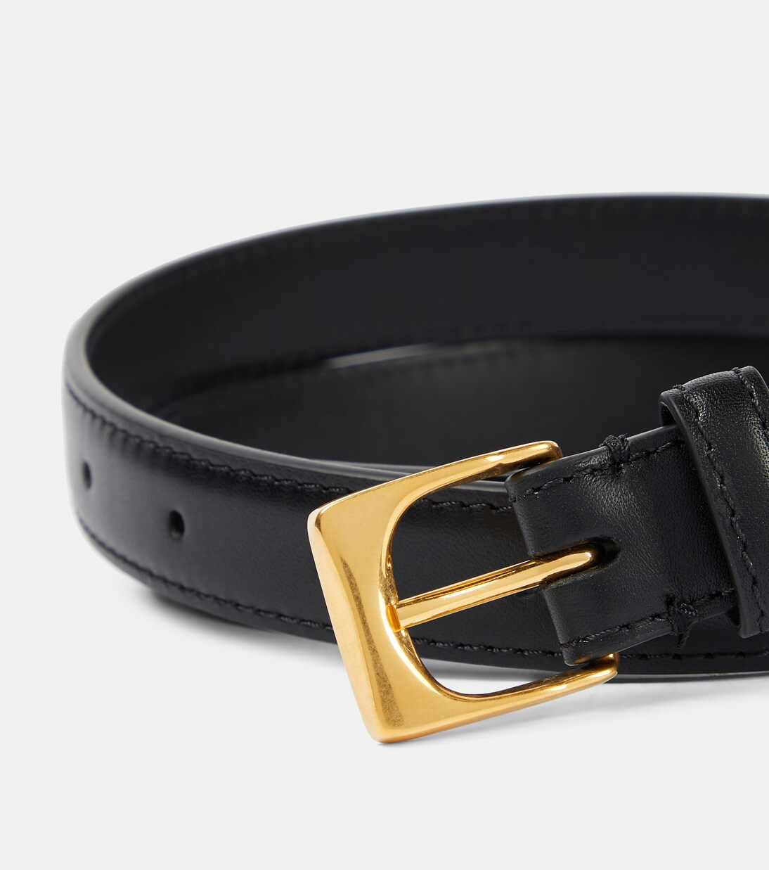 Slim leather belt | The Row