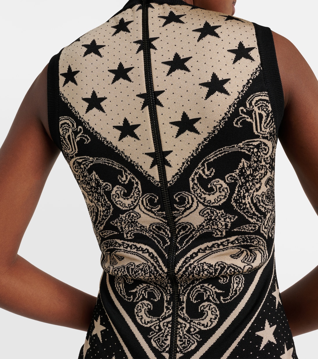 Intarsia knitted minidress | Balmain