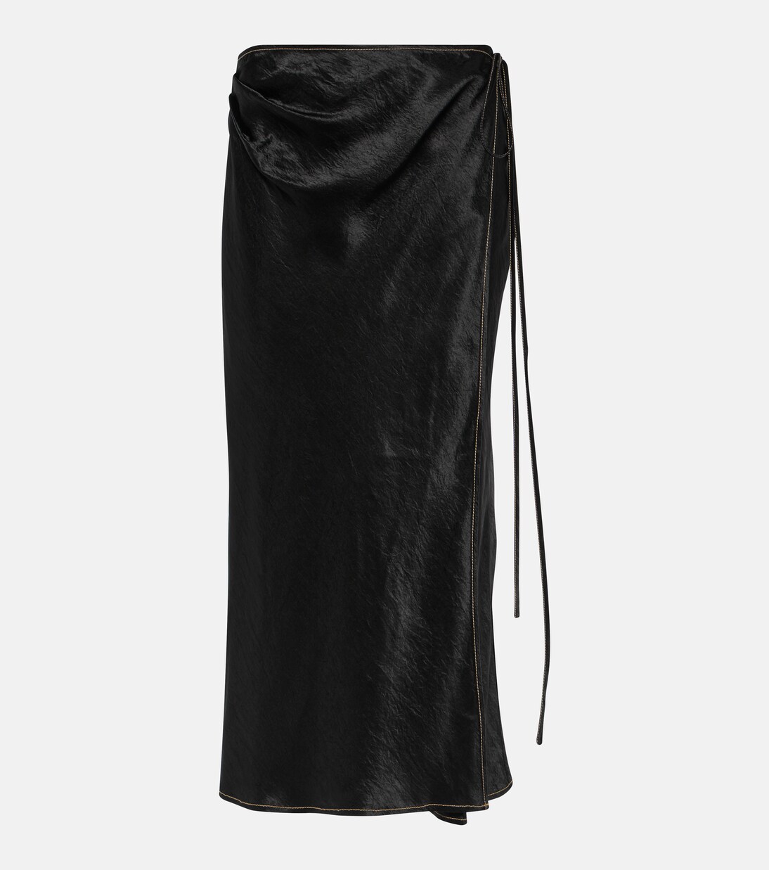 Satin wrap skirt | Acne Studios