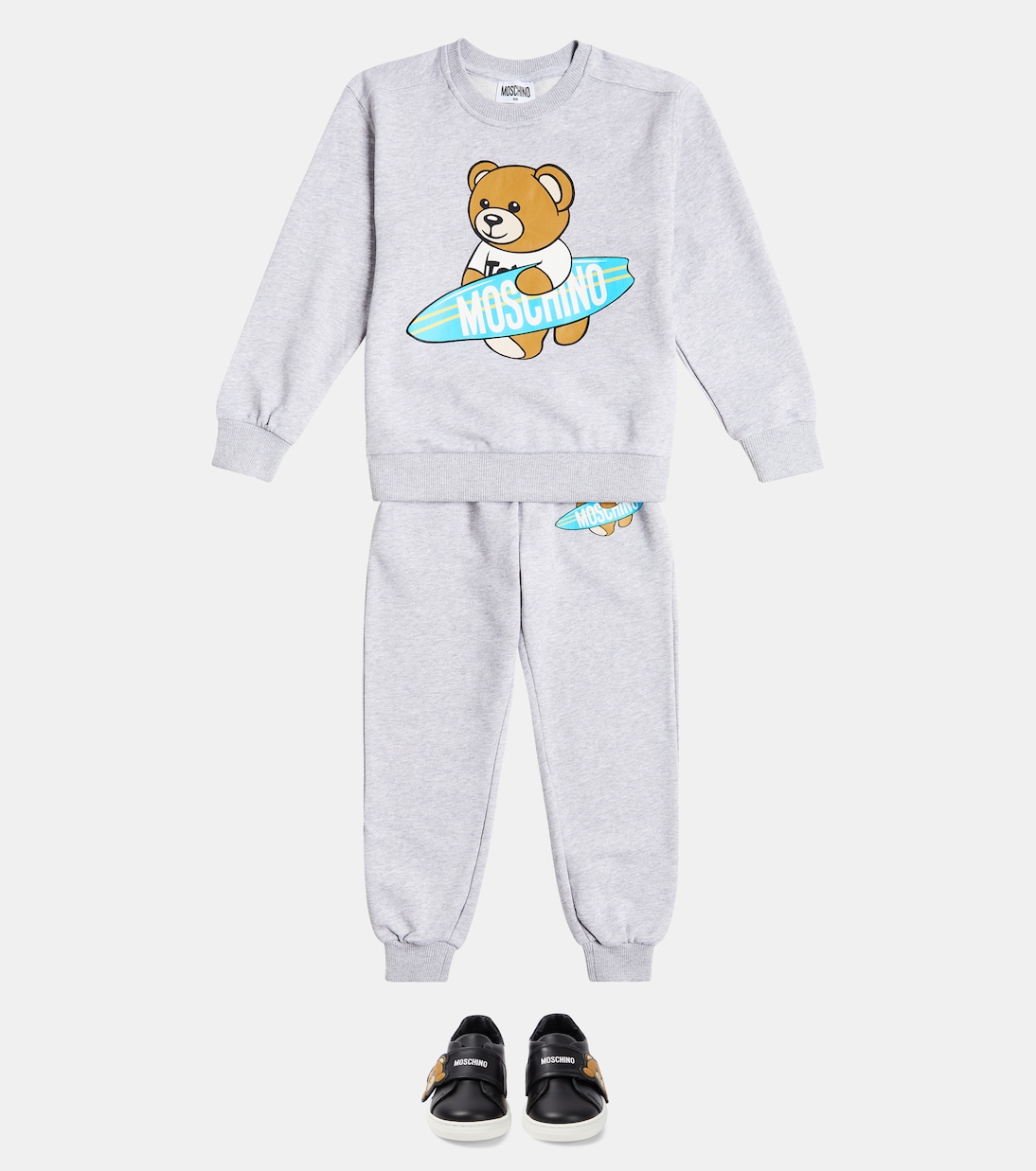 Teddy Bear leather sneakers | Moschino Kids