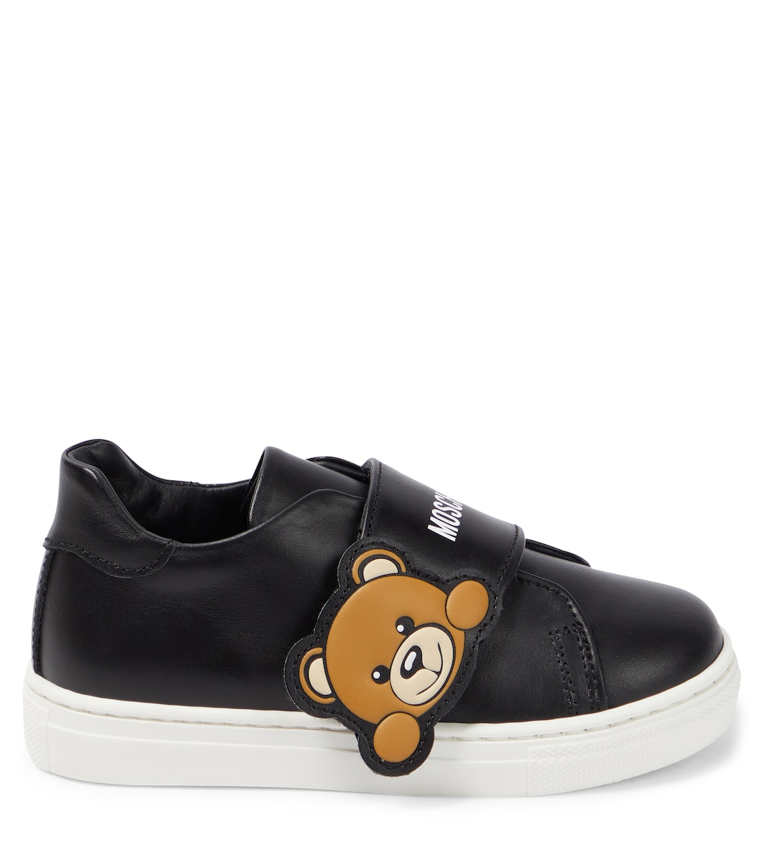 Teddy Bear leather sneakers | Moschino Kids