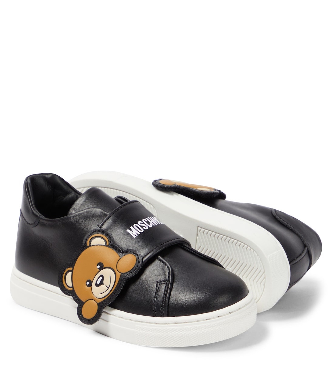 Teddy Bear leather sneakers | Moschino Kids