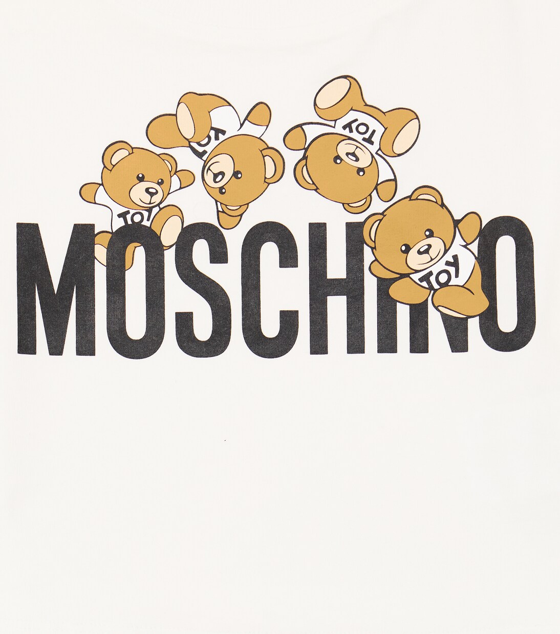 Cotton-blend T-shirt and shorts set | Moschino Kids