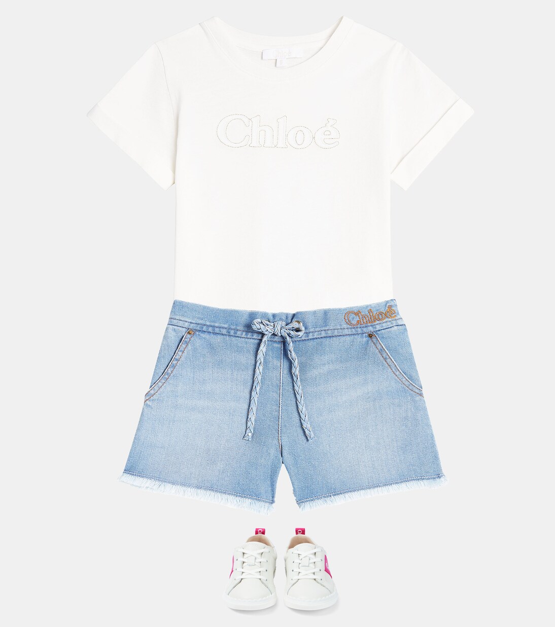 Denim shorts | Chloé Kids