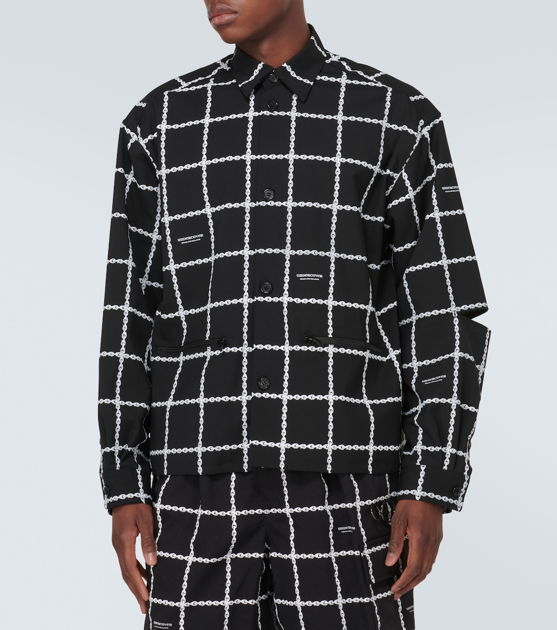 Printed wool-blend jacket | Undercover