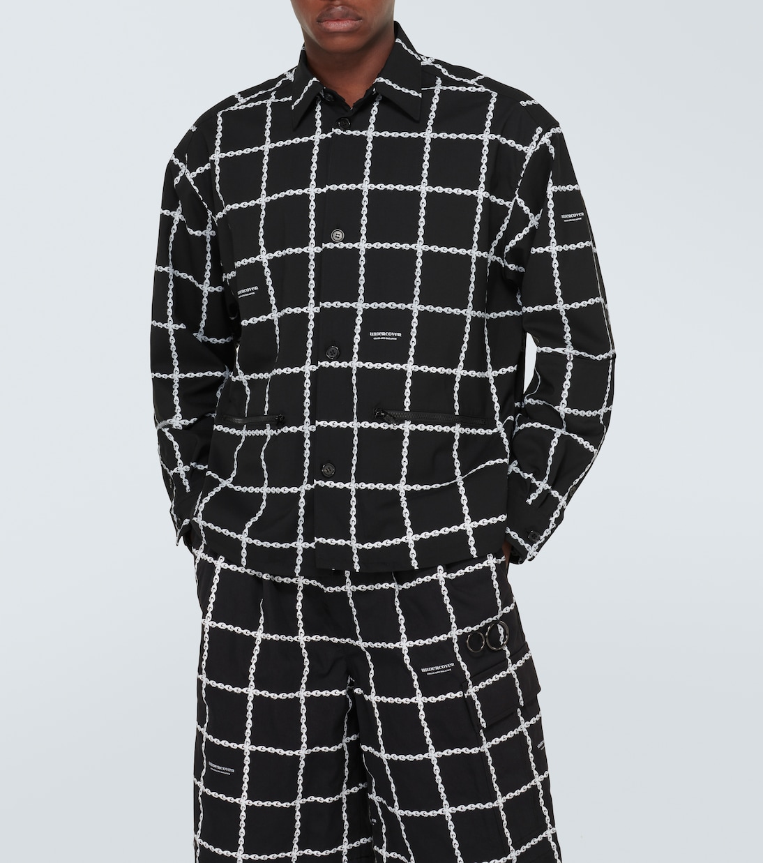 Printed wool-blend jacket | Undercover