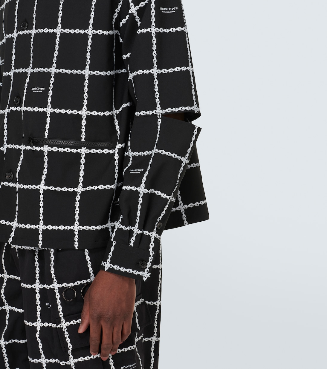 Printed wool-blend jacket | Undercover