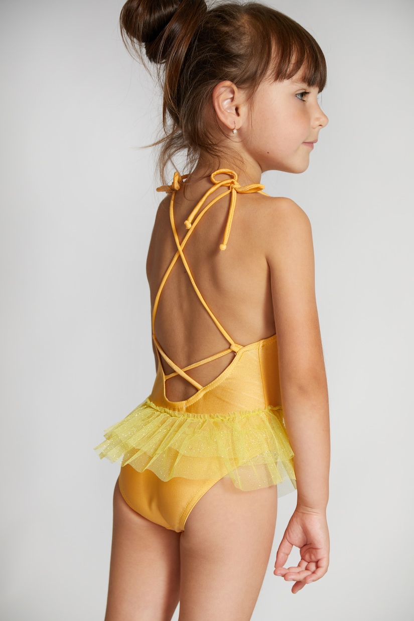 Genova Ballerina tulle-trimmed swimsuit | Suncracy