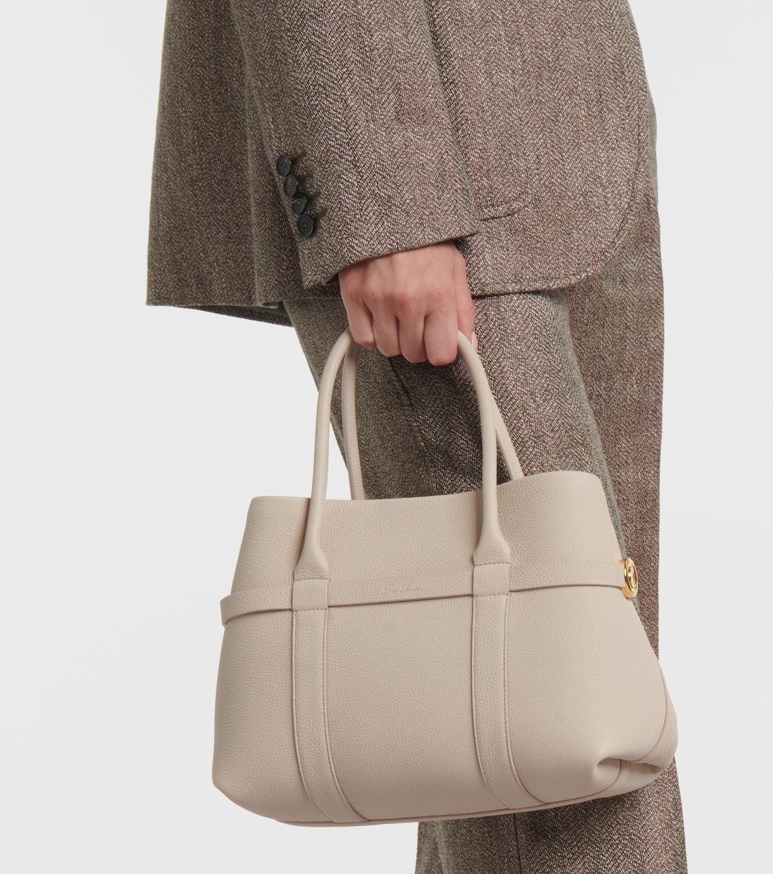 Tote Bag Ghiera Small aus Leder | Loro Piana