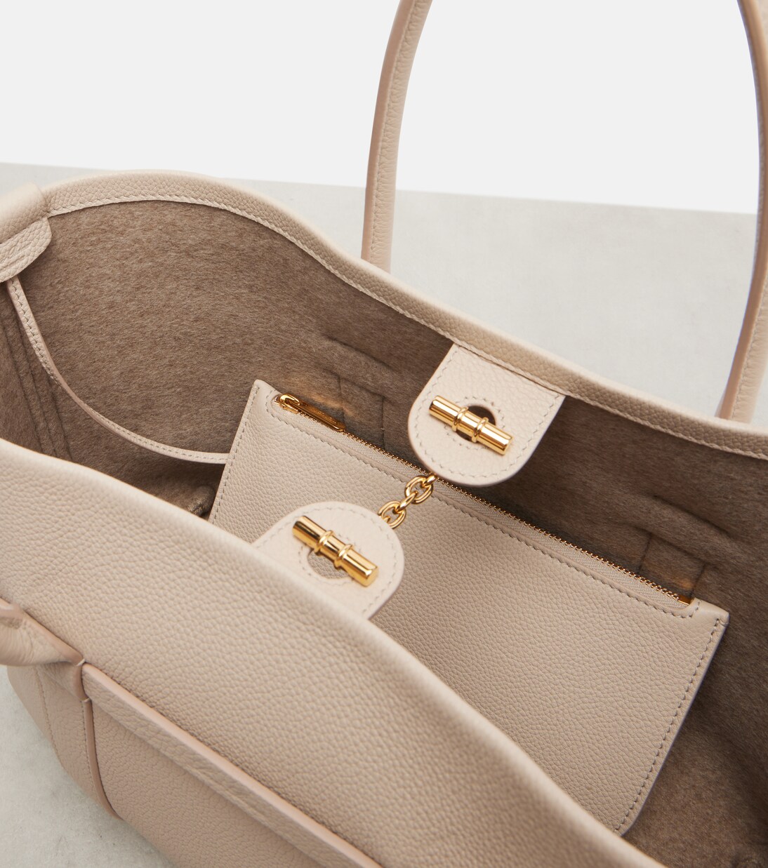 Tote Bag Ghiera Small aus Leder | Loro Piana