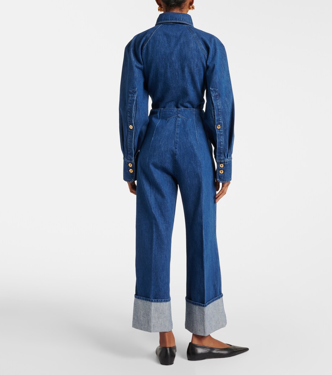 Cropped wide-leg jeans | Patou