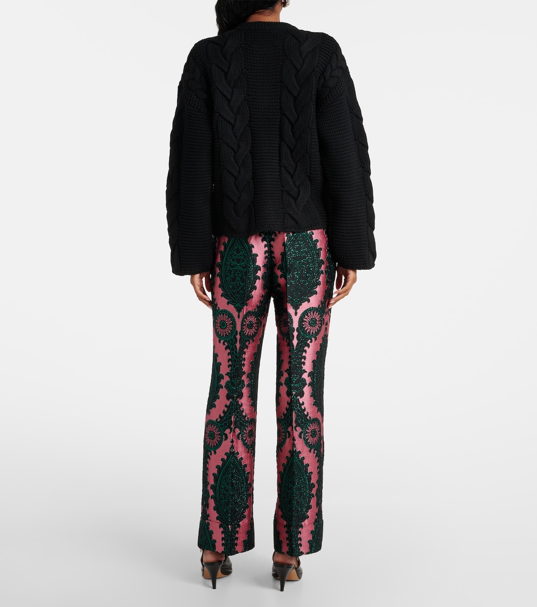 Cardigan Portrait aus Strick | La DoubleJ