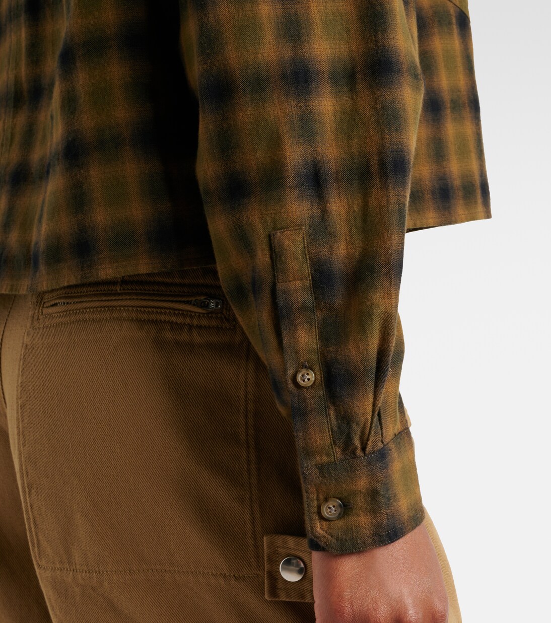 Telina plaid cropped cotton shirt | Marant Etoile