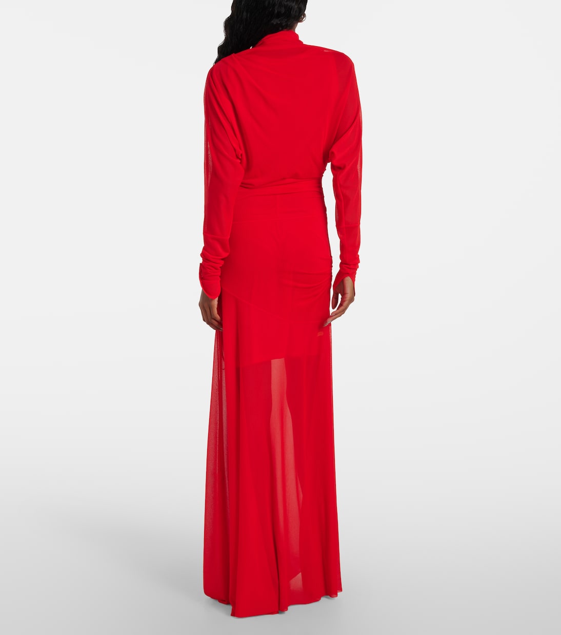 Paula sheer crêpe jersey gown | Proenza Schouler