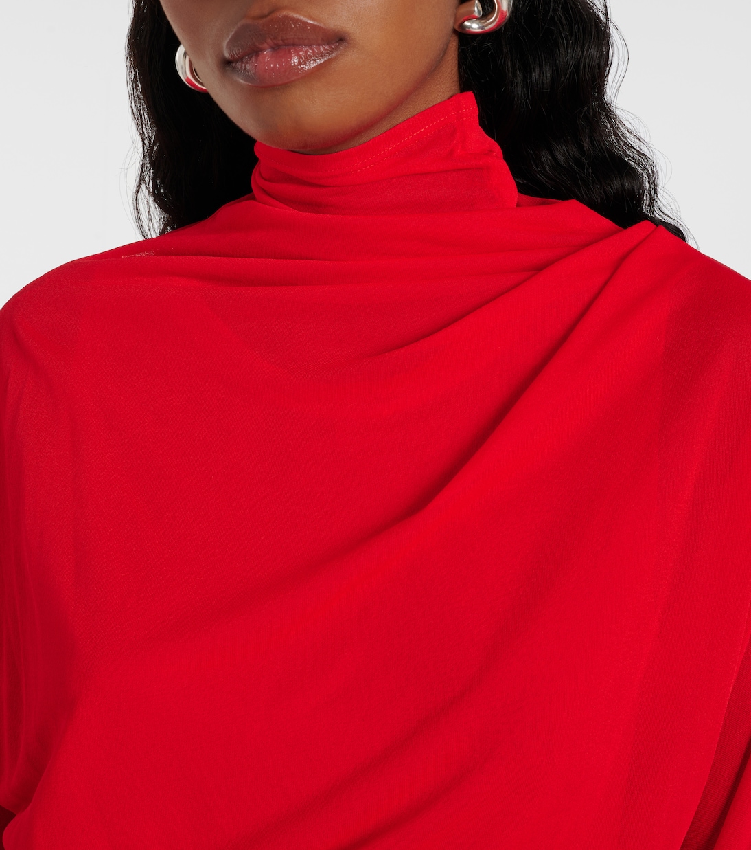 Paula sheer crêpe jersey gown | Proenza Schouler