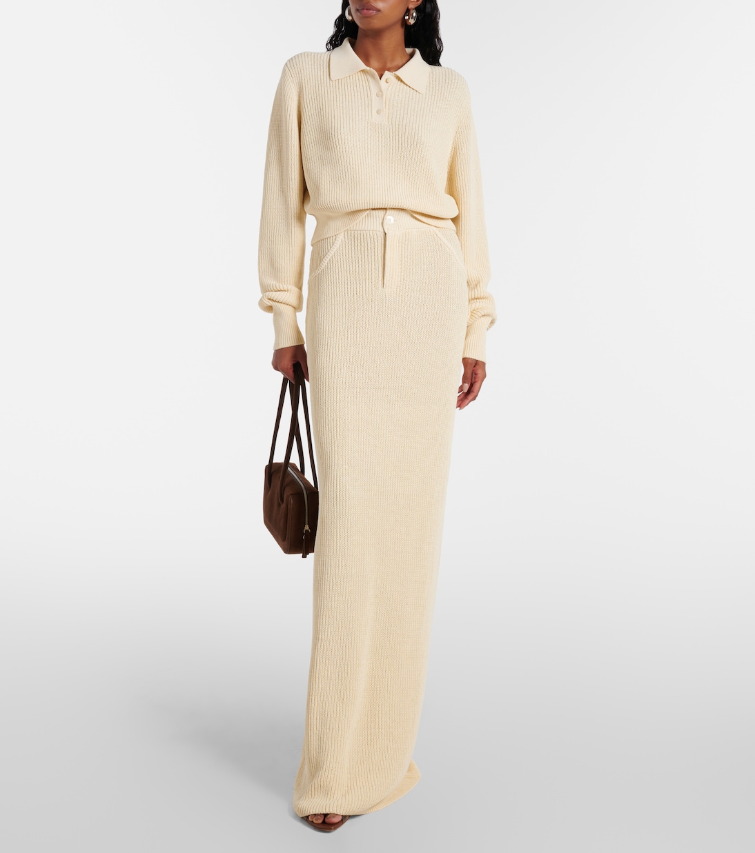 Maxirock Castu aus einem Baumwollgemisch | Aya Muse