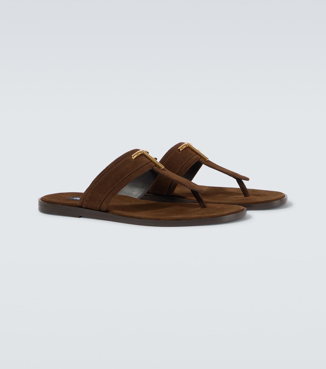 Sandalen Brighton TF aus Veloursleder | Tom Ford
