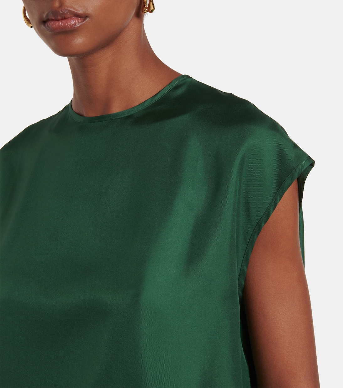 Top Dasha en soie | Asceno