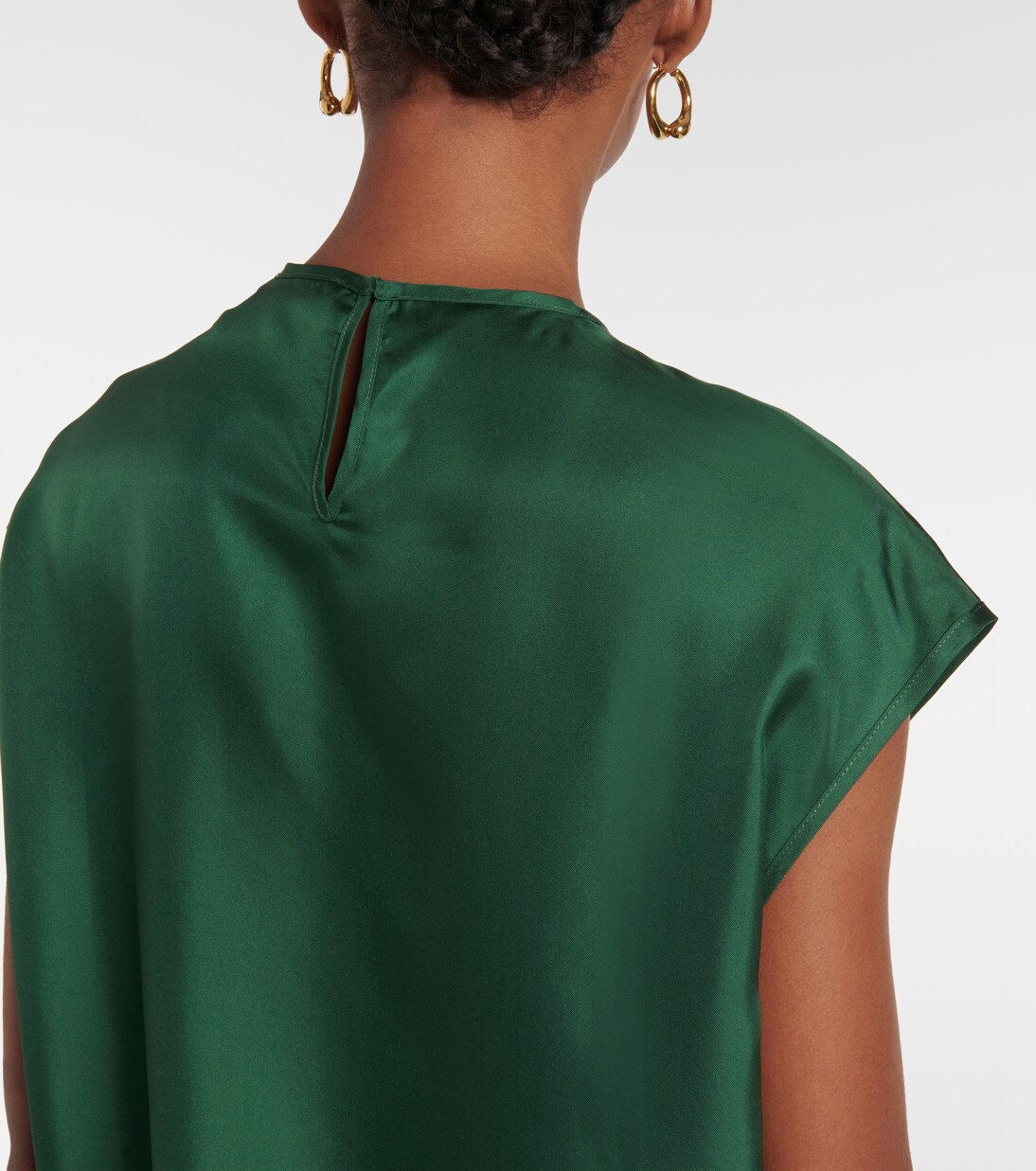 Top Dasha en soie | Asceno