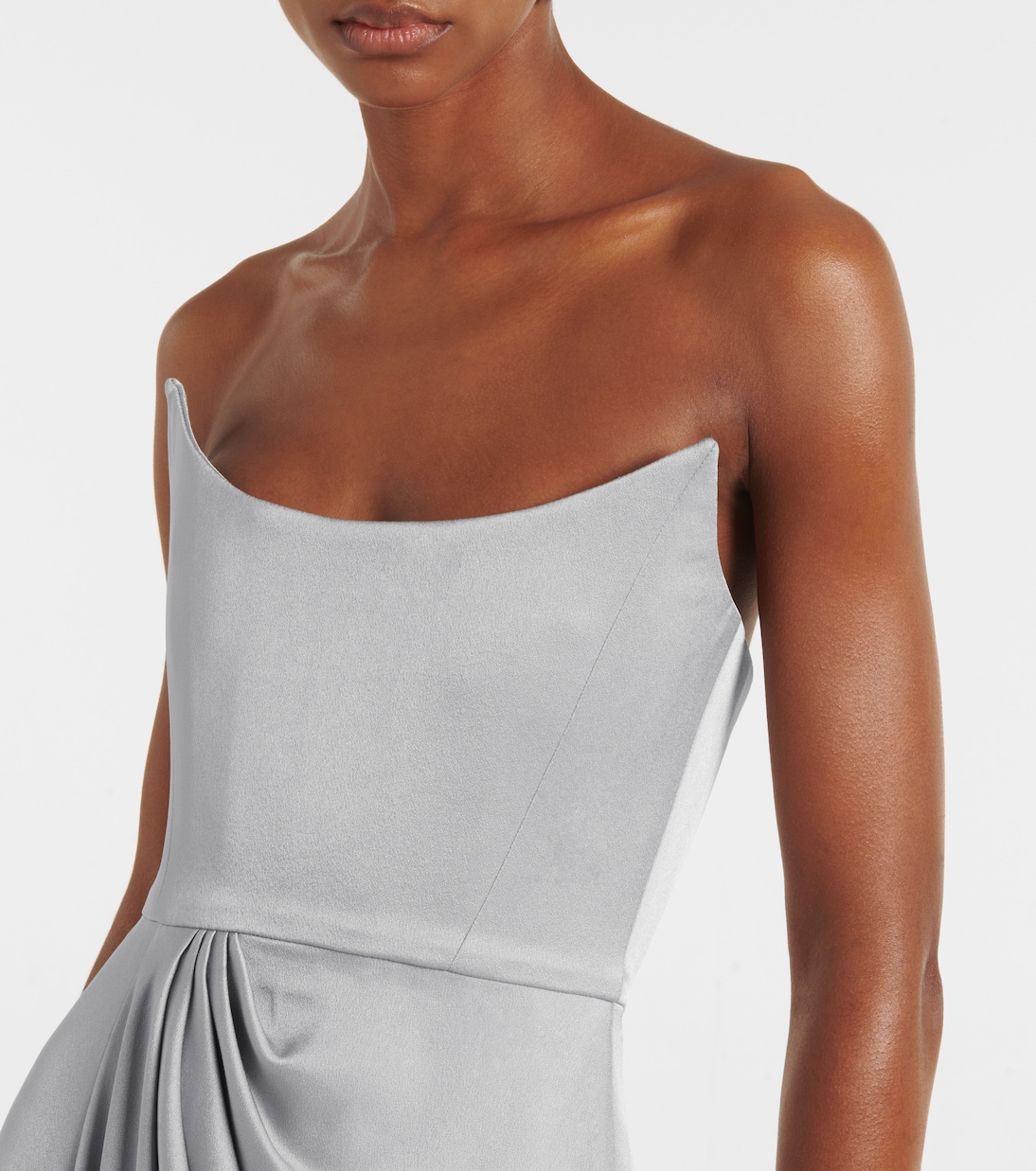 Bustier-Robe aus Crêpe | Alex Perry