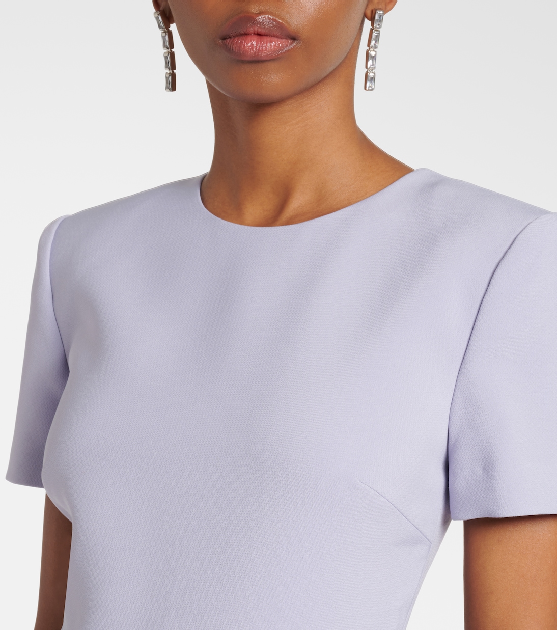 Peplum crêpe midi dress | Roland Mouret