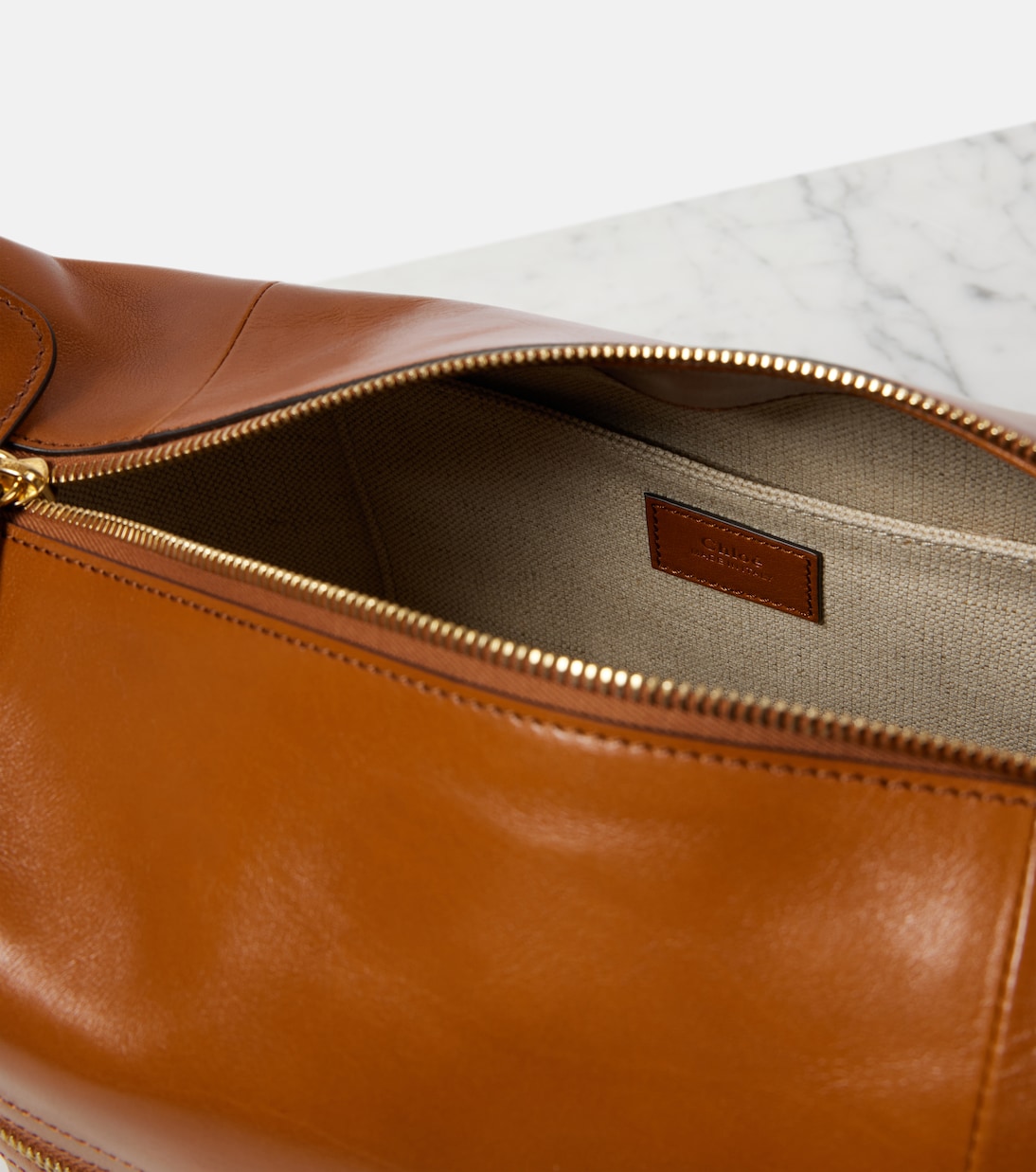 Borsa a spalla Camera Chain in pelle | Chloé