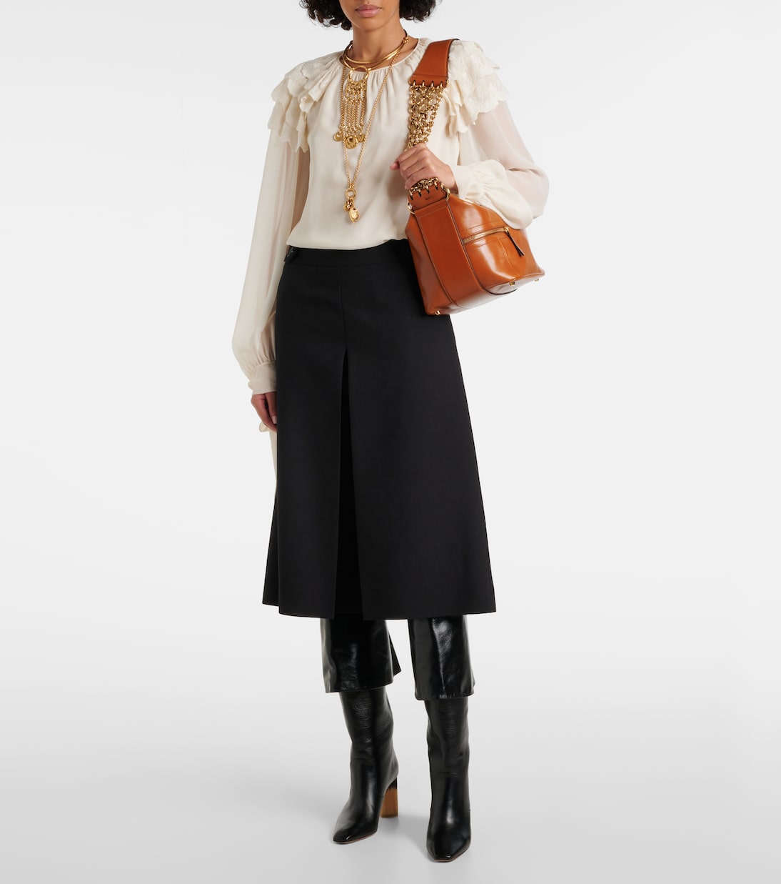 Borsa a spalla Camera Chain in pelle | Chloé