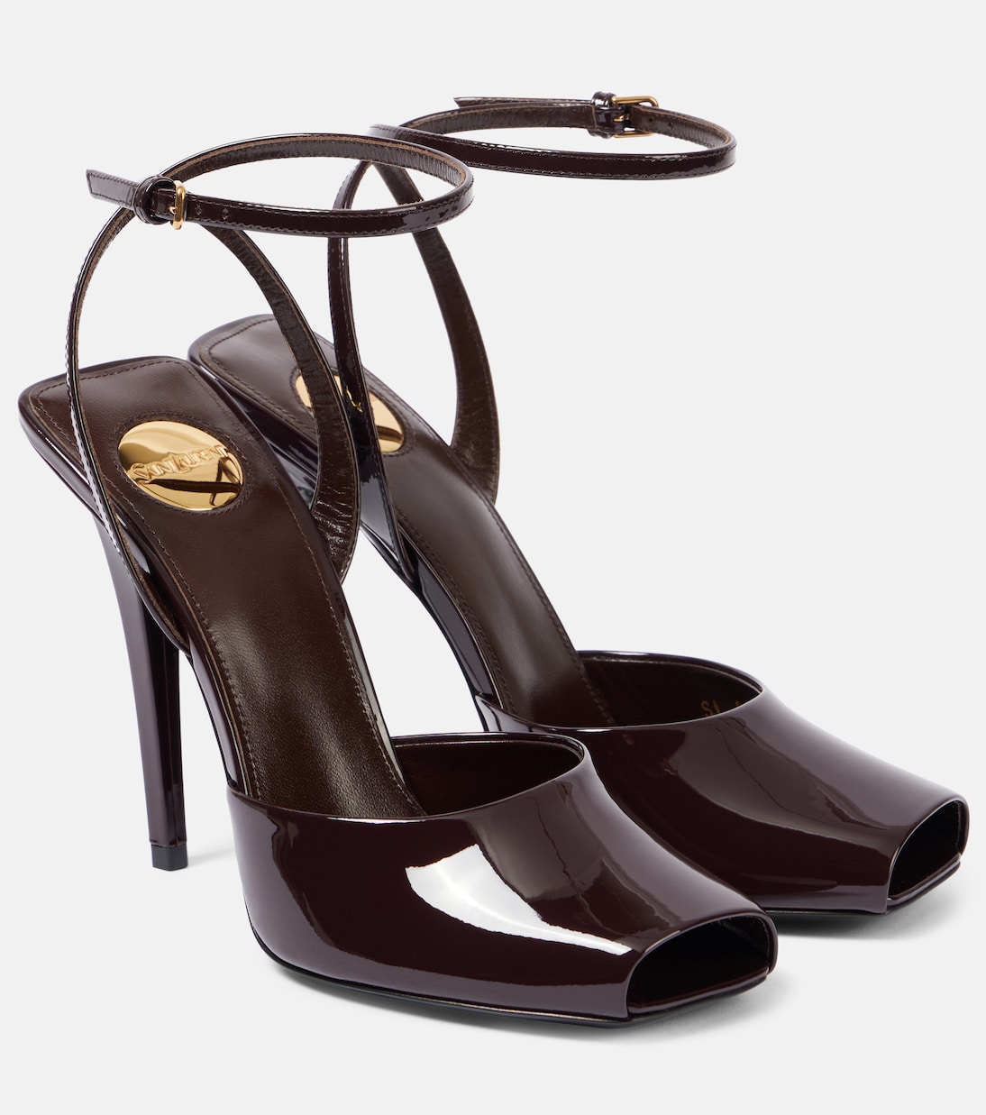 La Scandale 110 patent leather sandals | Saint Laurent
