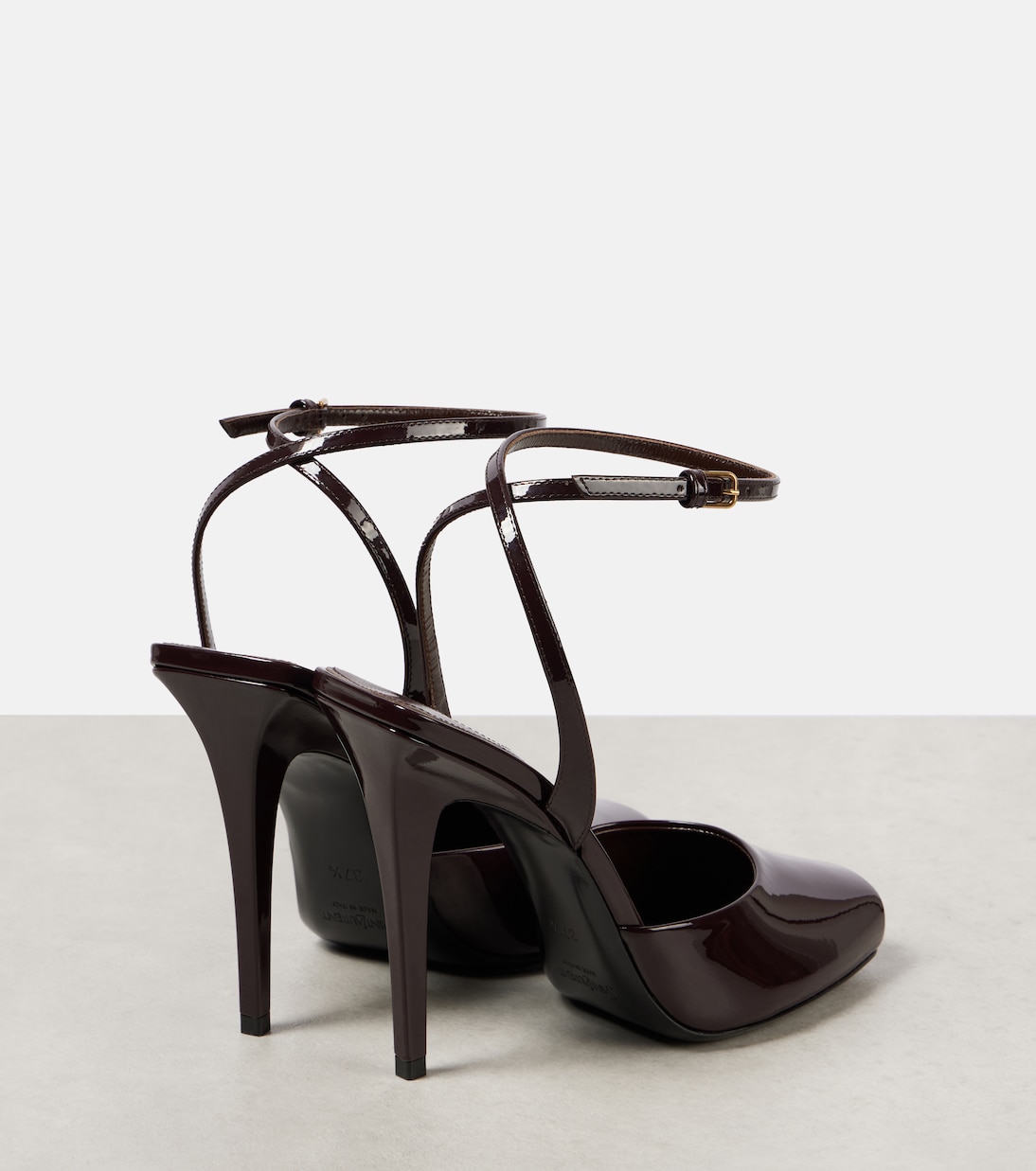 La Scandale 110 patent leather sandals | Saint Laurent