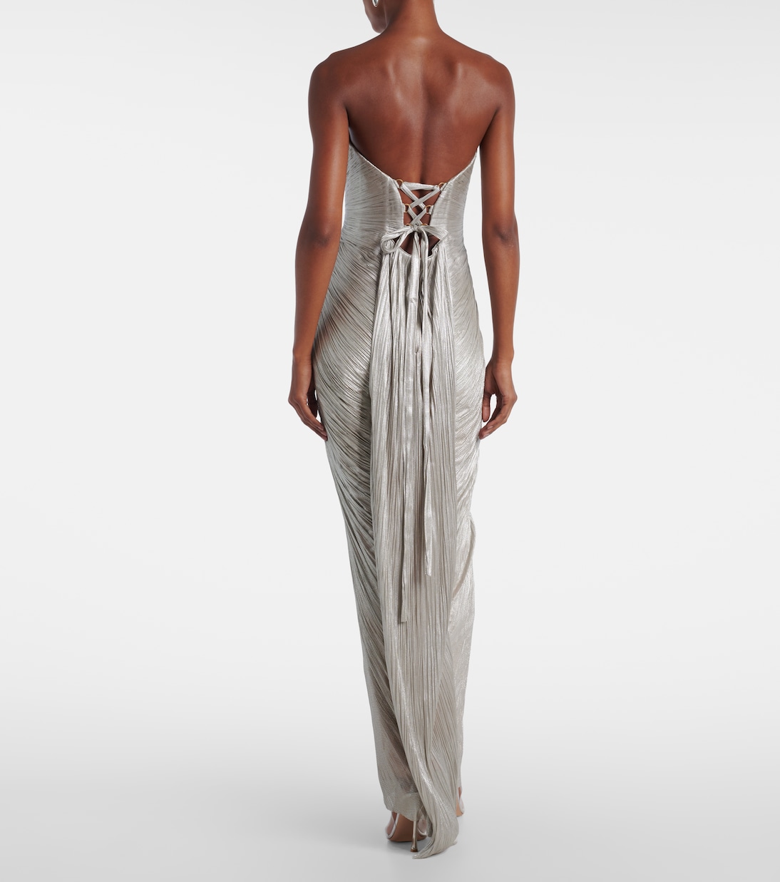 Robe longue Jasleen en soie | Maria Lucia Hohan