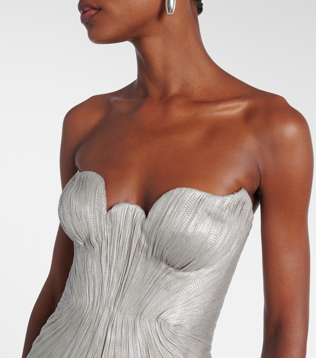 Robe longue Jasleen en soie | Maria Lucia Hohan