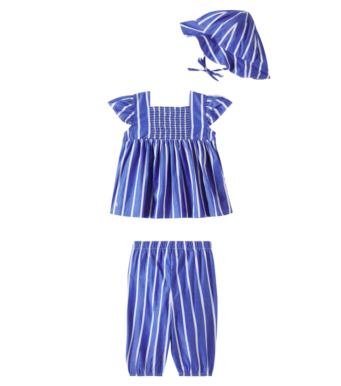 Bébé – Set top, pantalon et chapeau en coton | Polo Ralph Lauren Kids