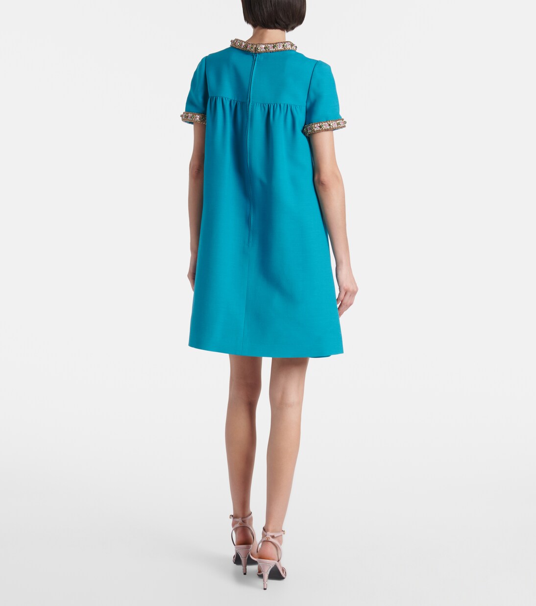 Verziertes Minikleid aus Crepe Couture | Valentino