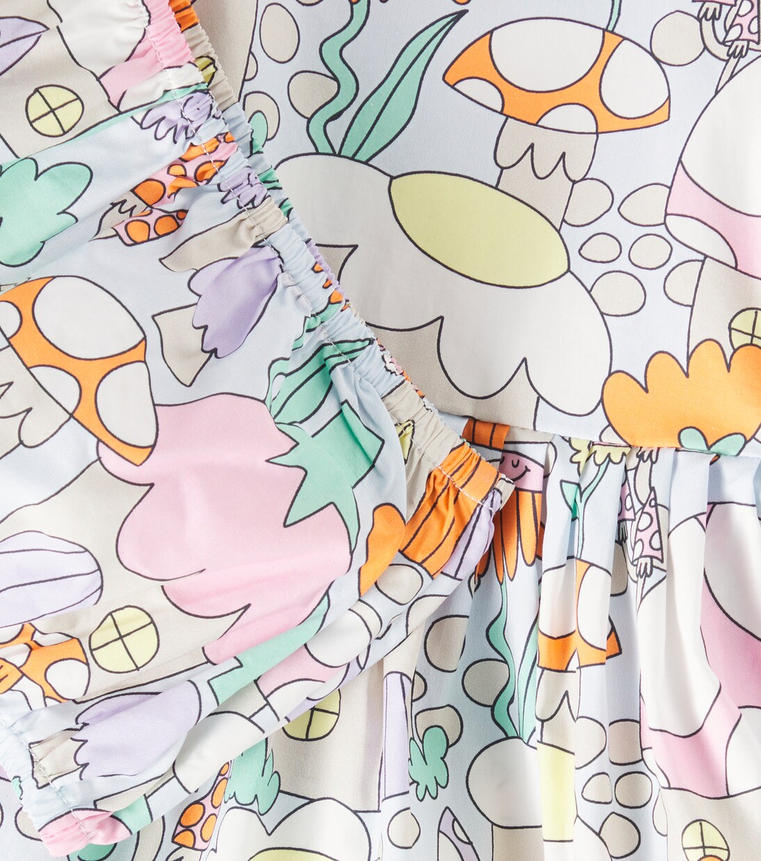 Baby printed cotton dress and bloomers set | Stella McCartney Kids