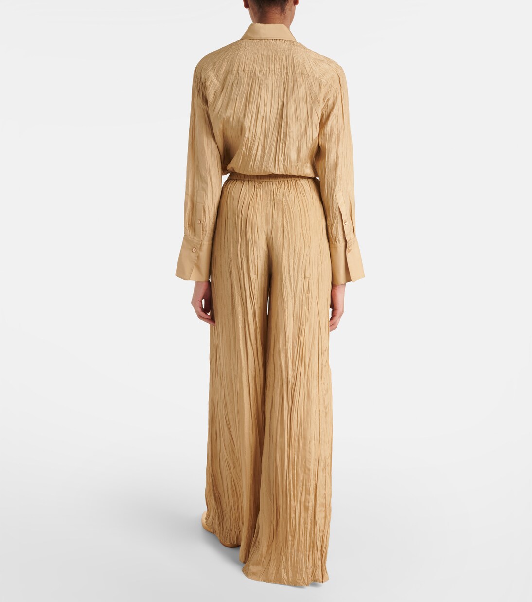 Pantalon ample Thoresby en soie | Joseph