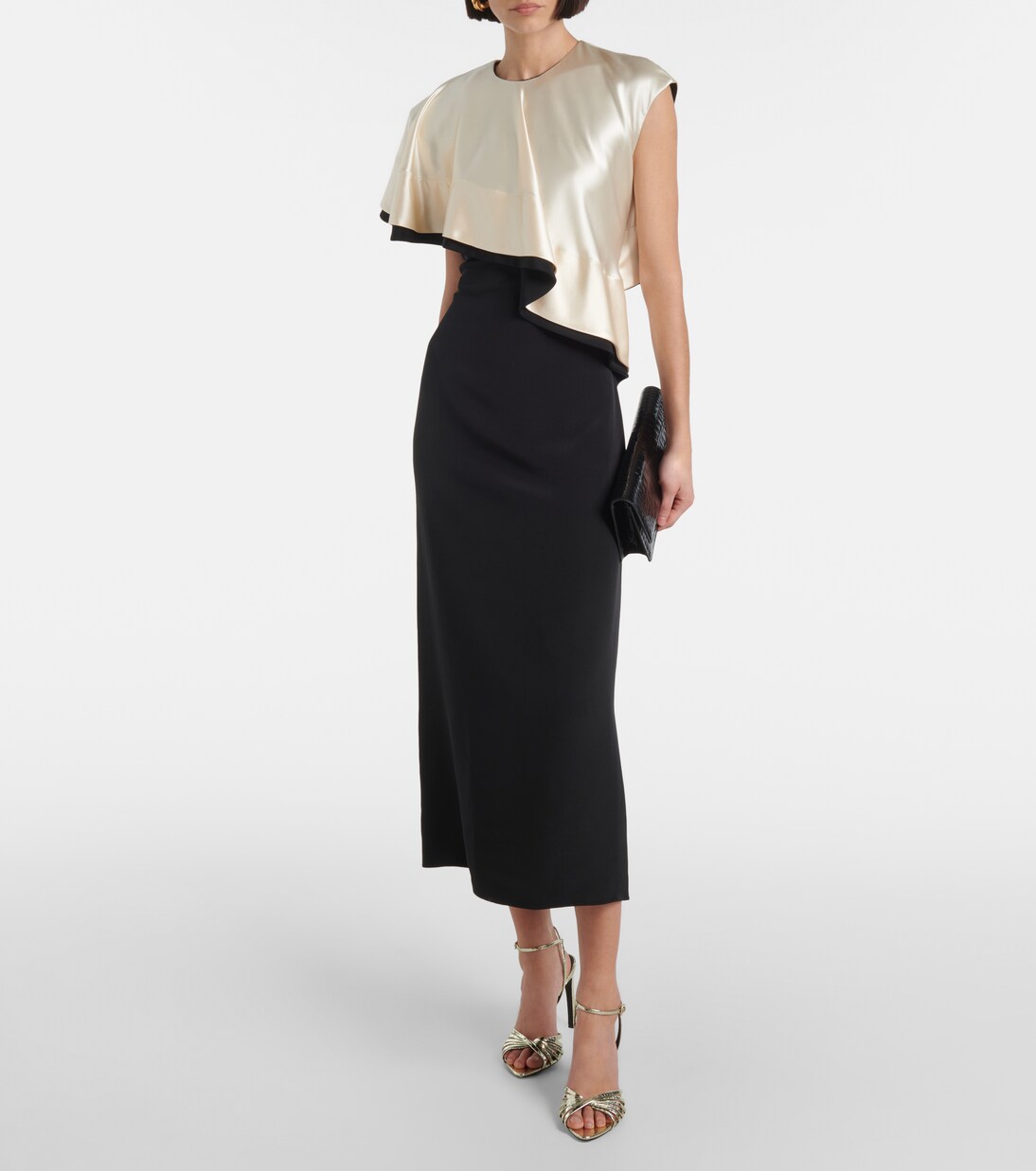 Robe longue Topolino en soie | Altuzarra