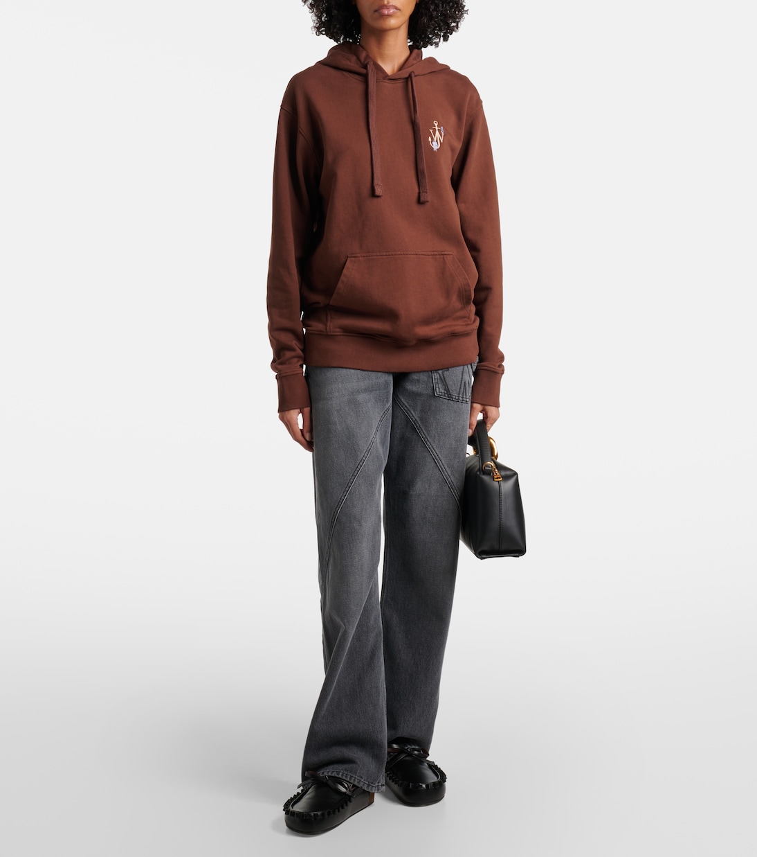 Felpa in jersey di cotone con stampa | JW Anderson