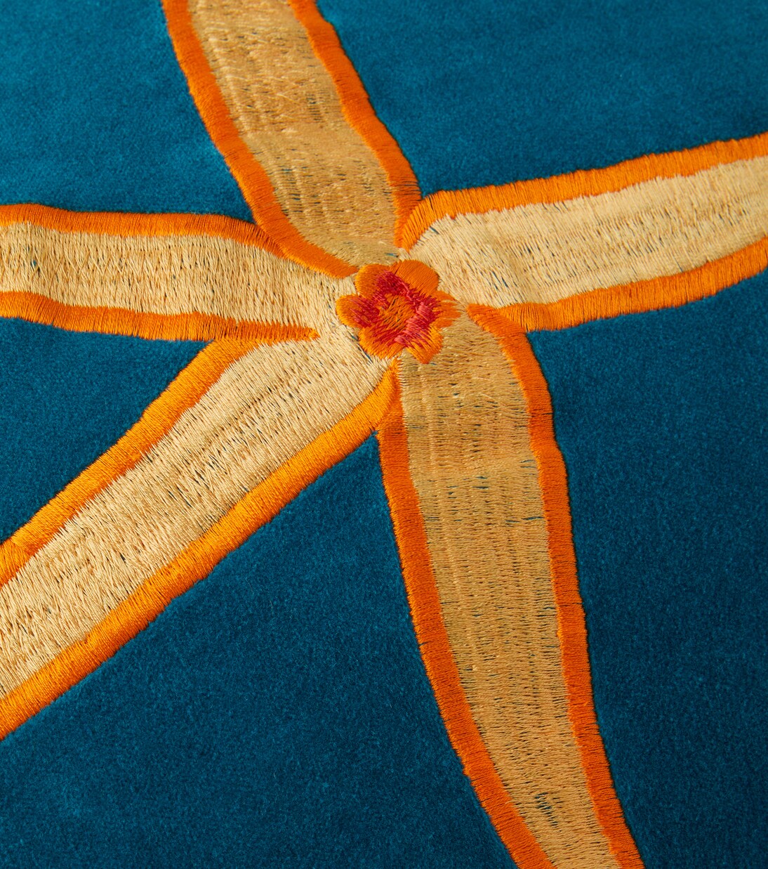 Cuscino ricamato Starfish | Les-Ottomans