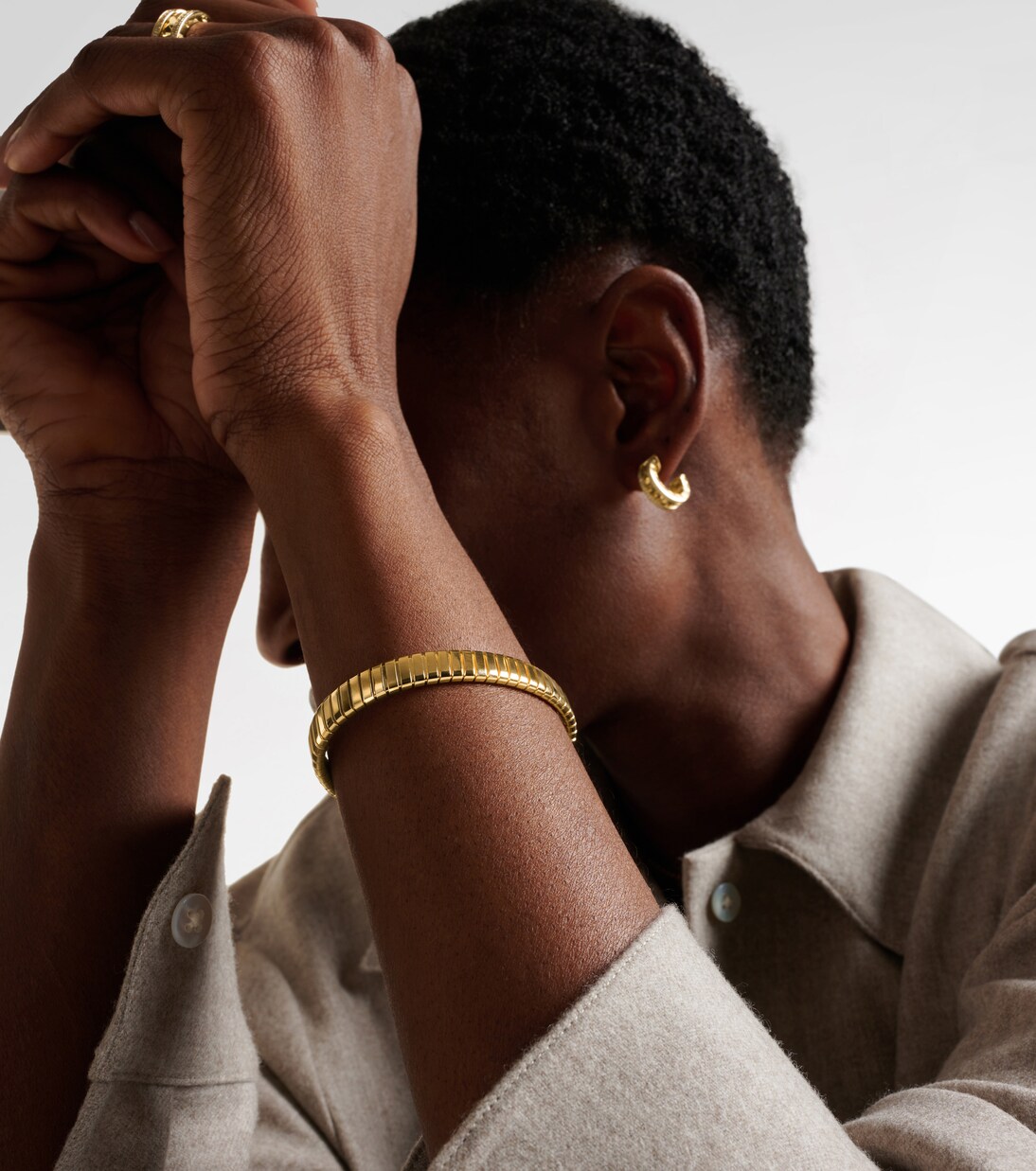 Bvlgari Tubogas 18kt gold bracelet | Bvlgari