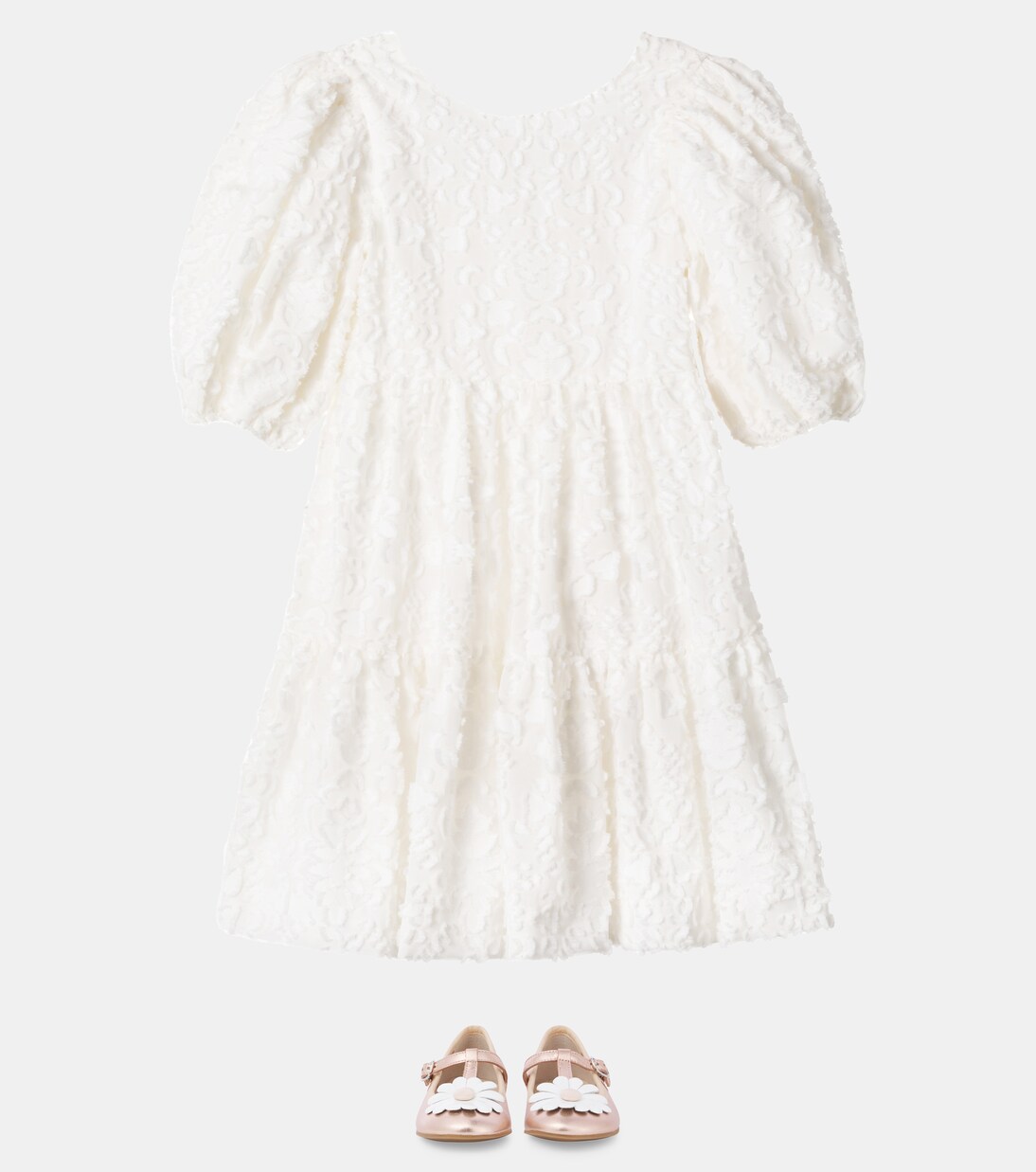 Robe brodée en coton mélangé | Tartine et Chocolat