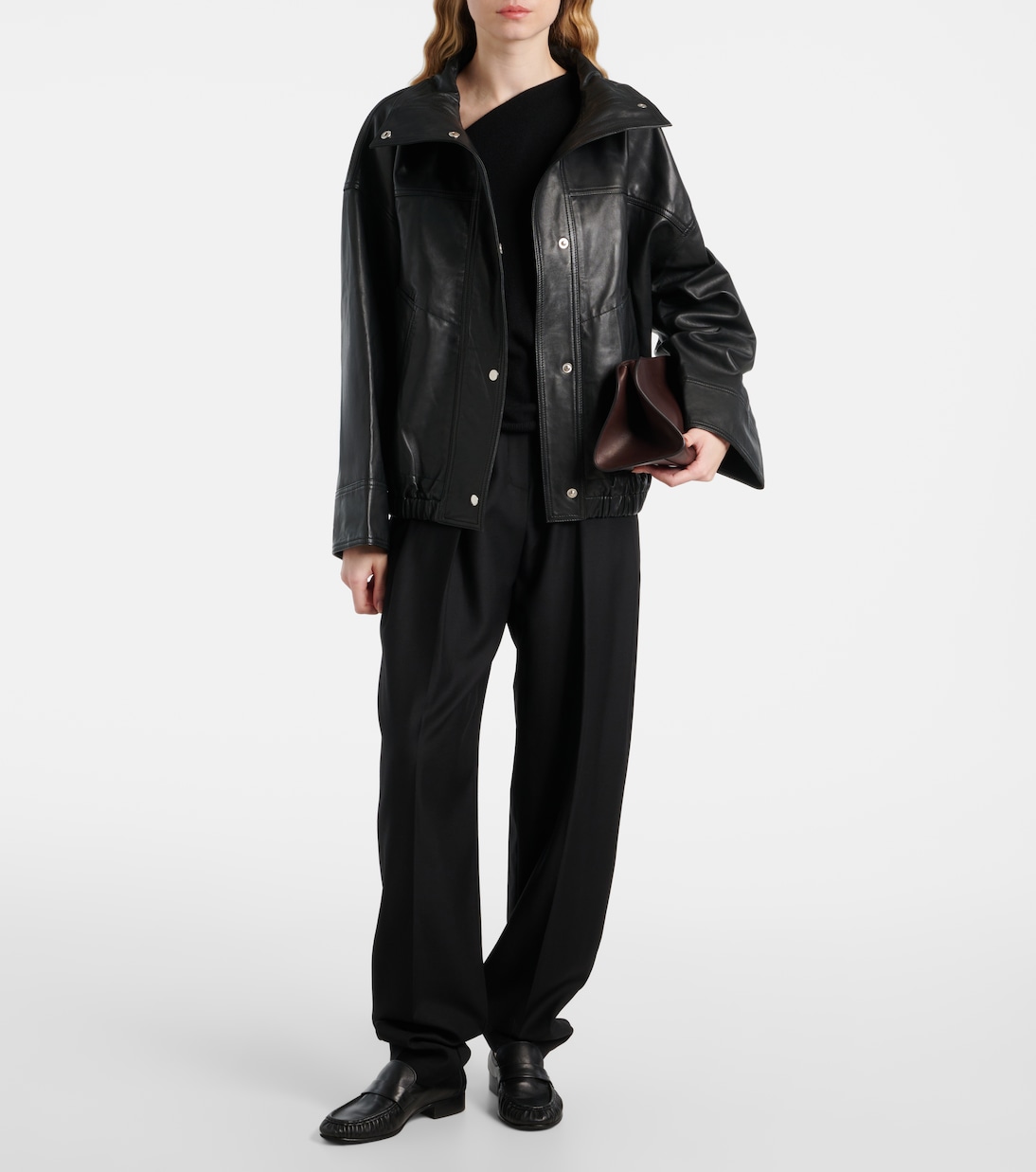 Leather bomber jacket | Róhe