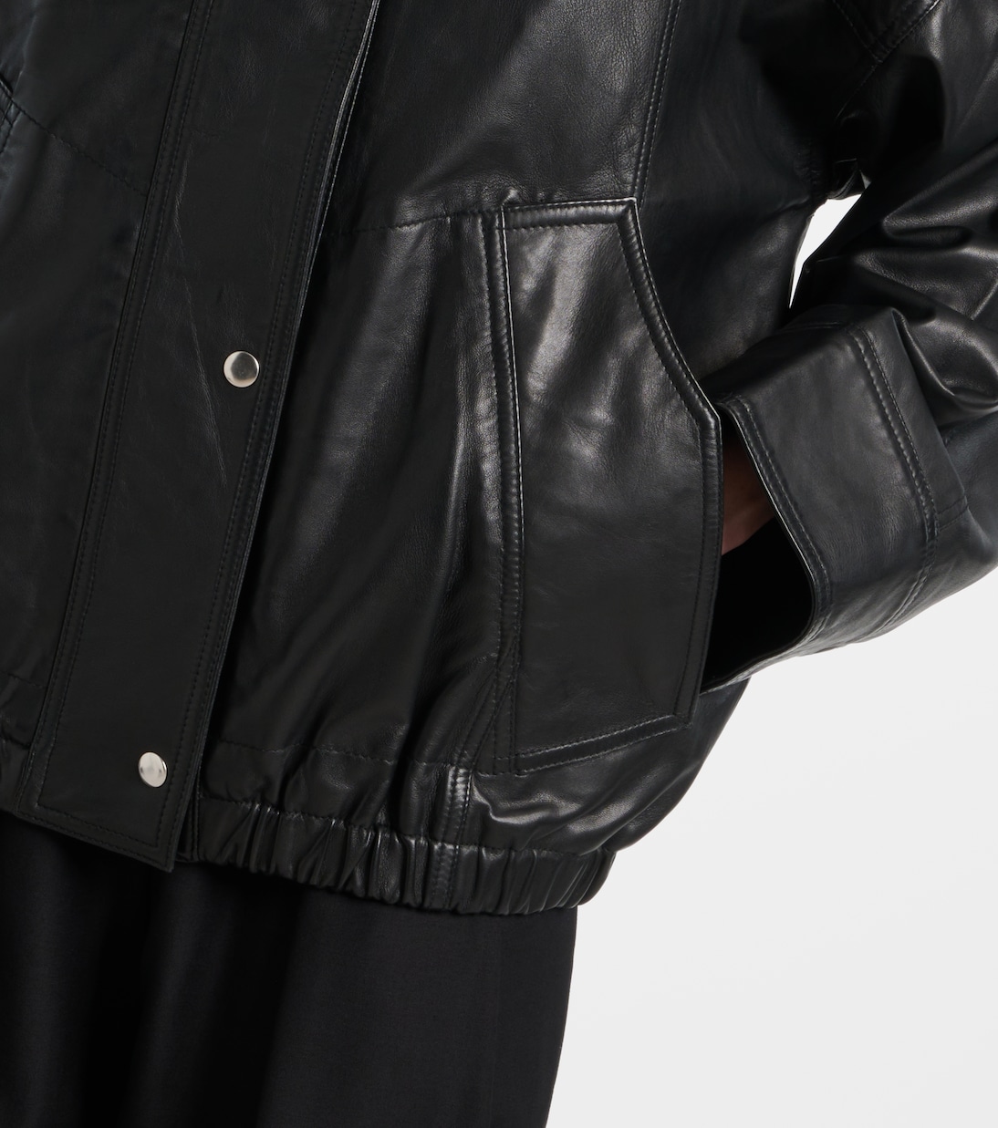 Leather bomber jacket | Róhe