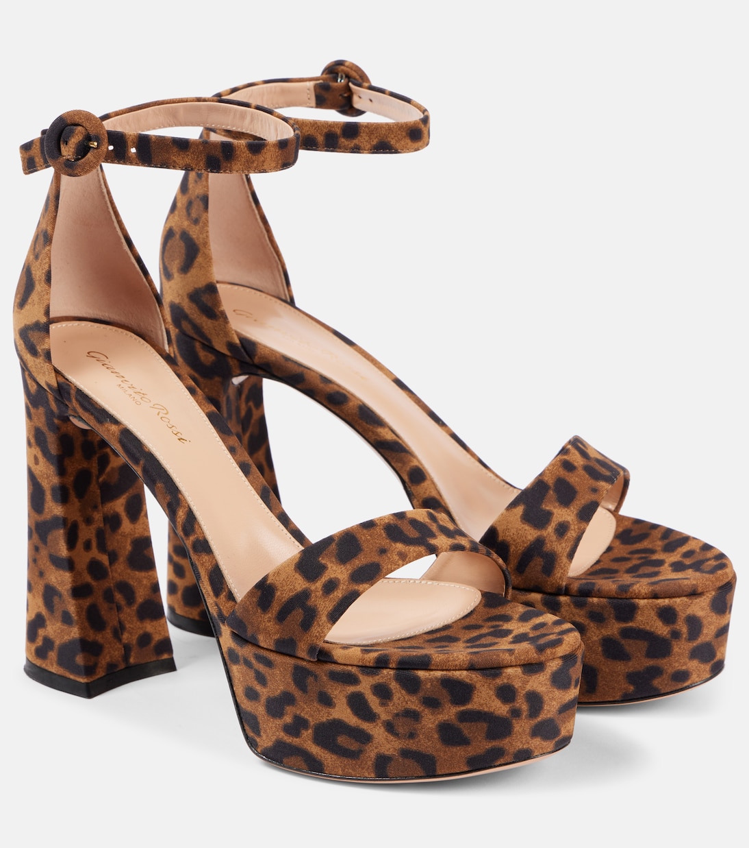Leopard-print sandals | Gianvito Rossi