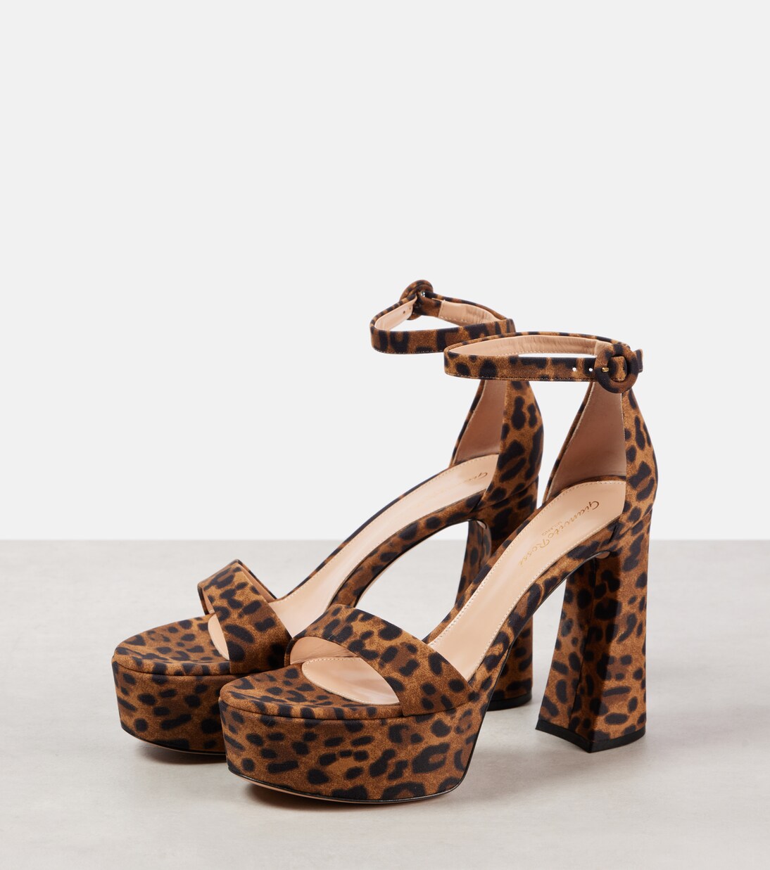 Leopard-print sandals | Gianvito Rossi