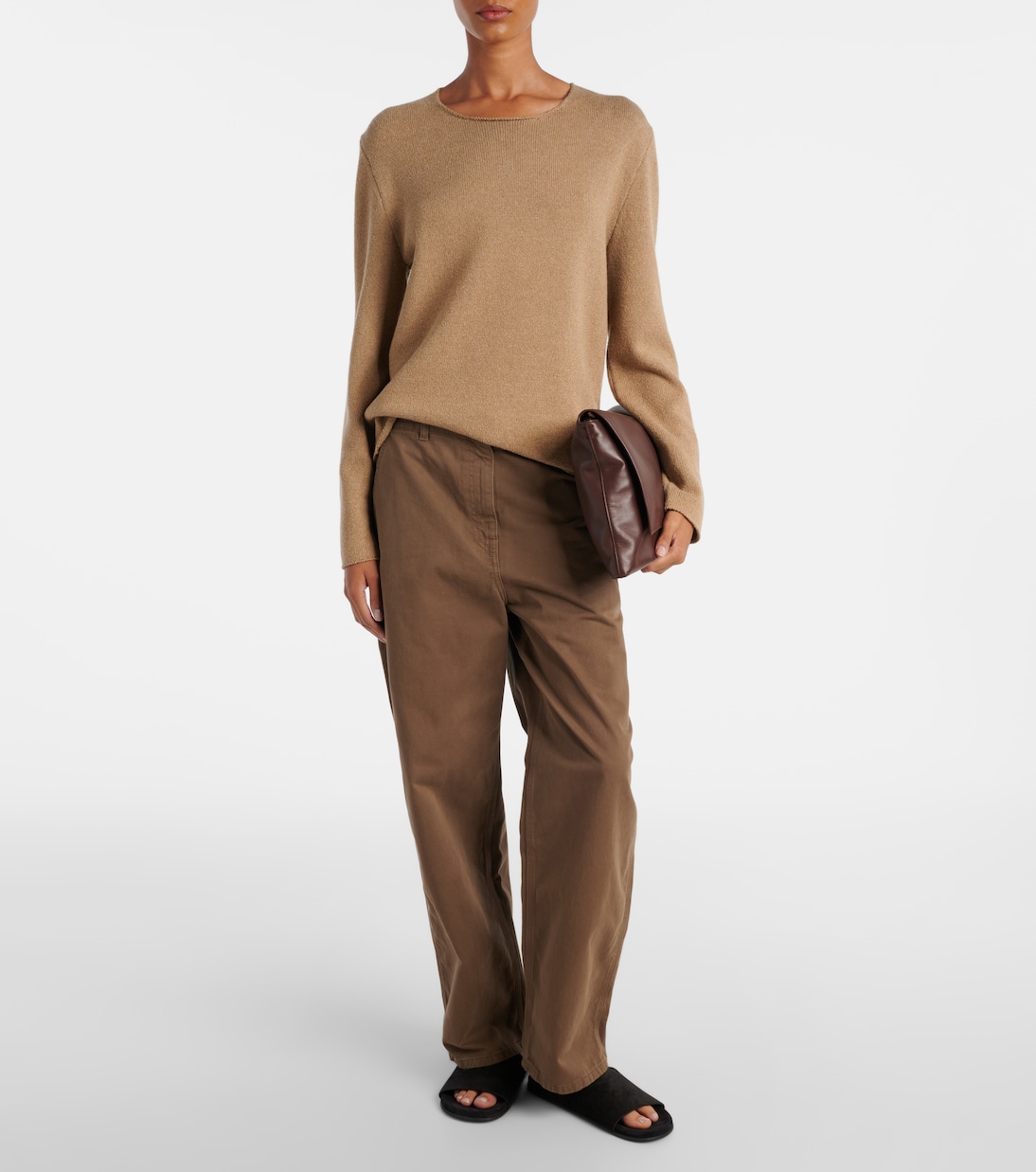 Schultertasche Nan aus Leder | The Row