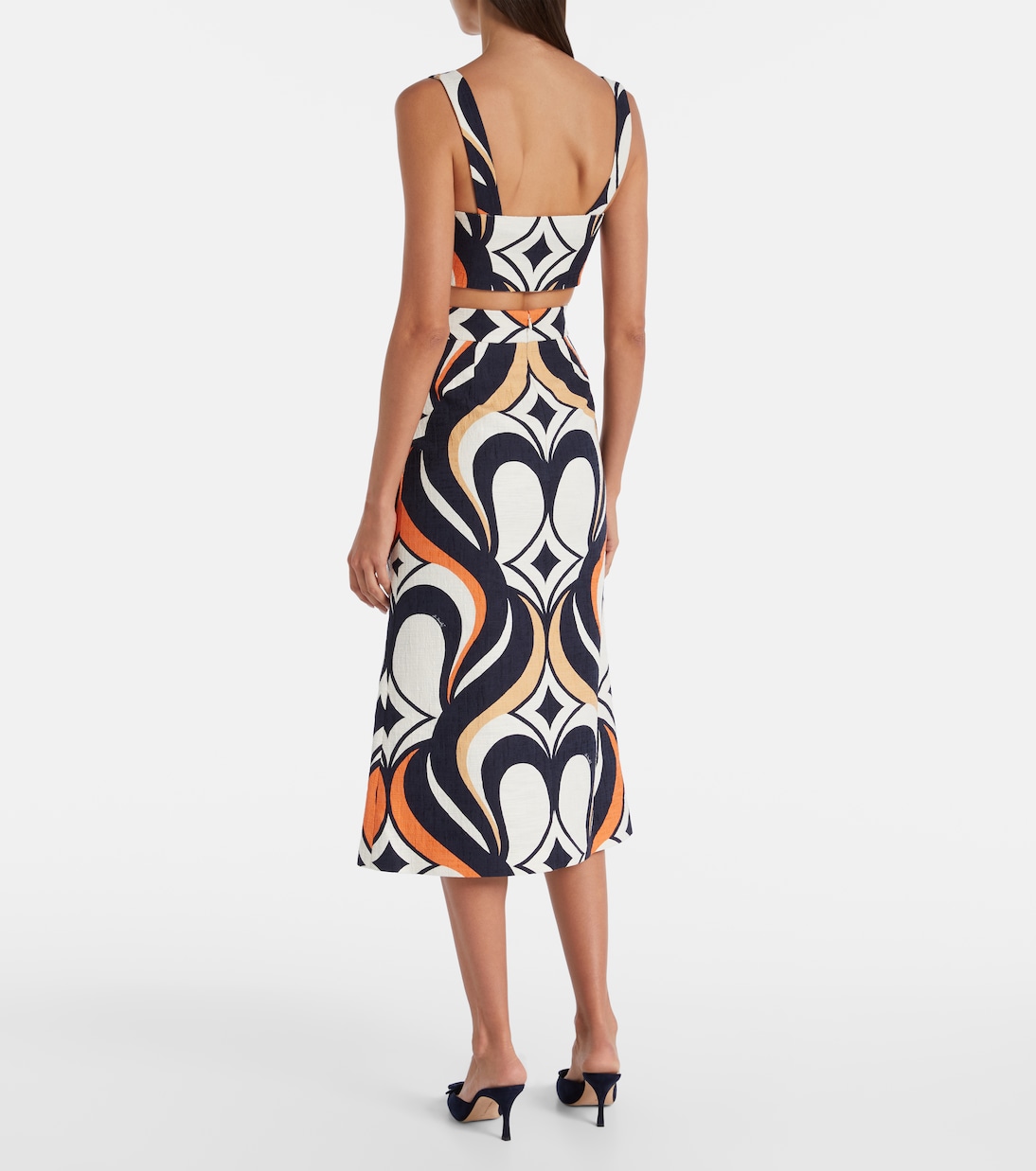 Baia Jive cotton midi skirt | La DoubleJ