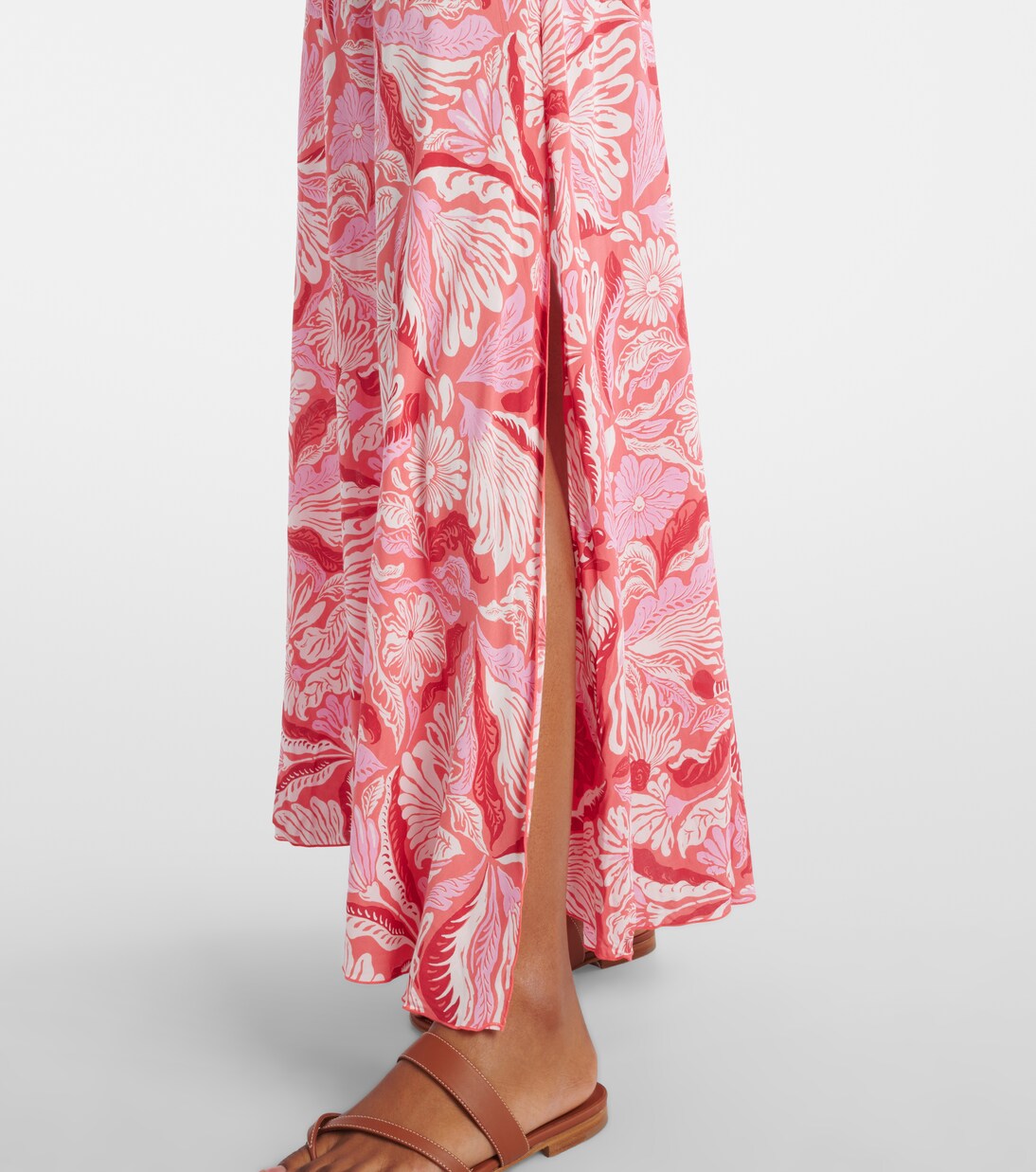 Robe longue Cara à fleurs | Poupette St Barth